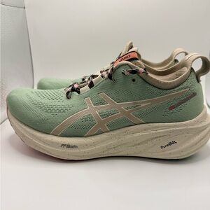 ASICS Gel-Nimbus 26 Nature Bathing Rose Rogue Women’s Running Shoes Size 9